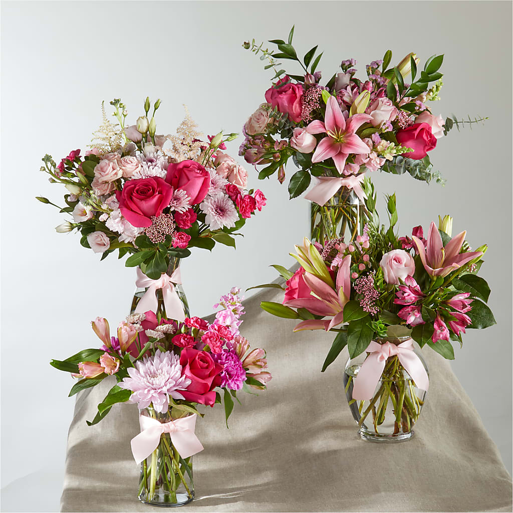Pink Ribbon - A Florist Original –  Queen Ofe Florist, San Jose CA
