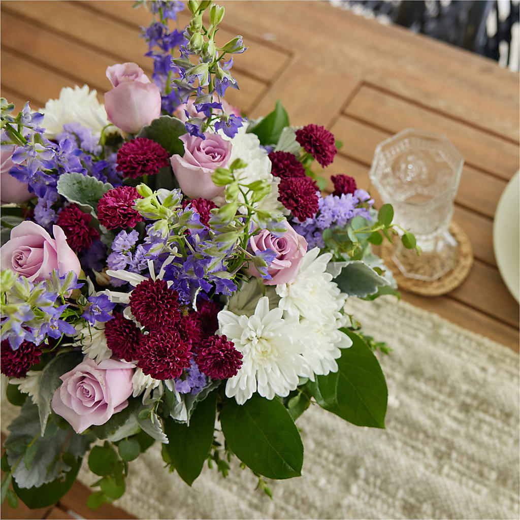 Violet Frost Bouquet –  Queen Ofe Florist, San Jose CA