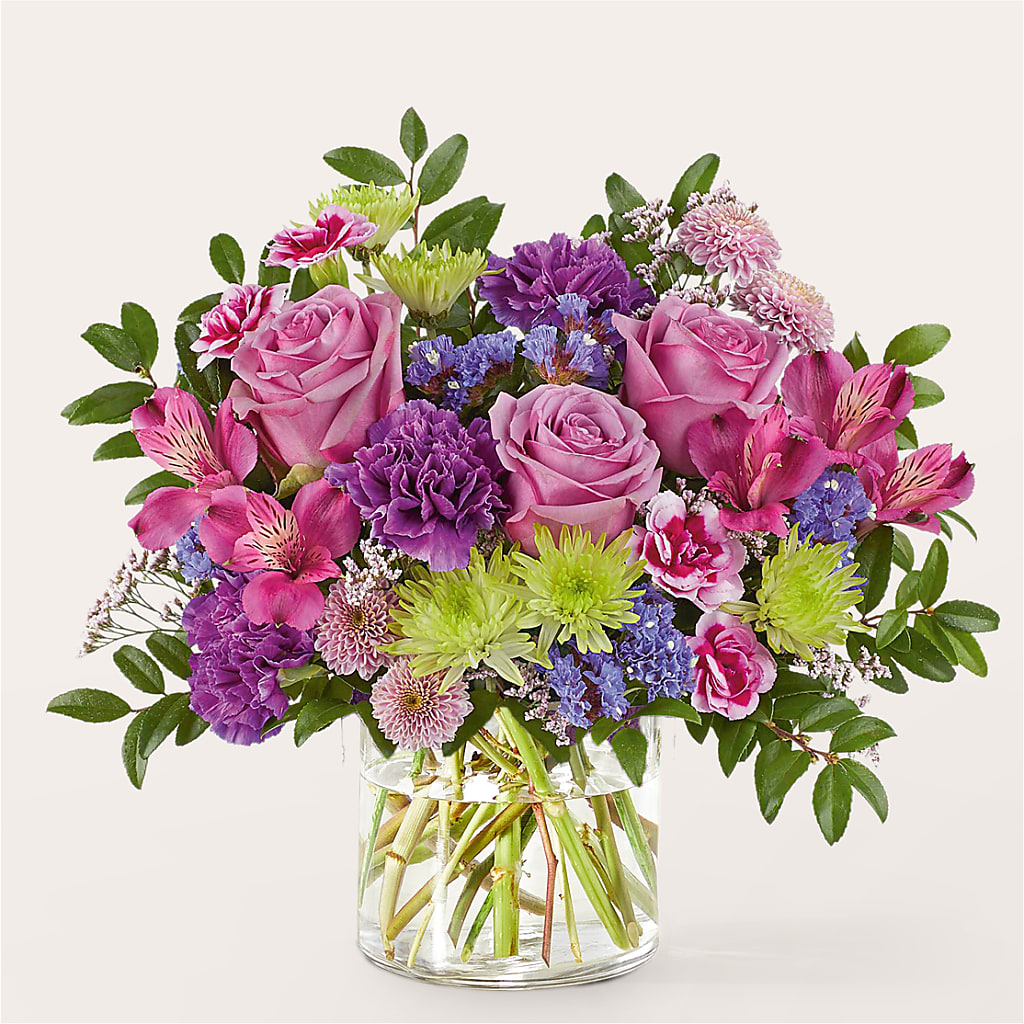 Glass Half Full Bouquet –  Queen Ofe Florist, San Jose CA