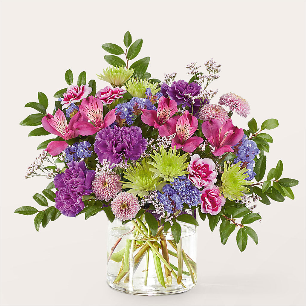 Glass Half Full Bouquet –  Queen Ofe Florist, San Jose CA