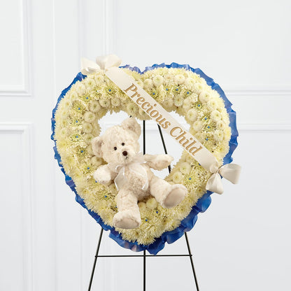 Precious Child Standing Heart –  Queen Ofe Florist, San Jose CA
