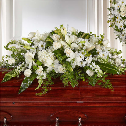 Abundance Casket Spray –  Queen Ofe Florist, San Jose CA