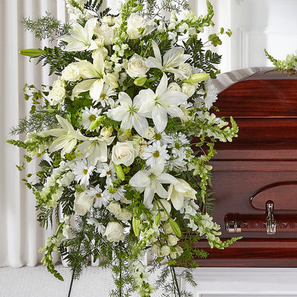 Loving Thoughts Standing Spray –  Queen Ofe Florist, San Jose CA