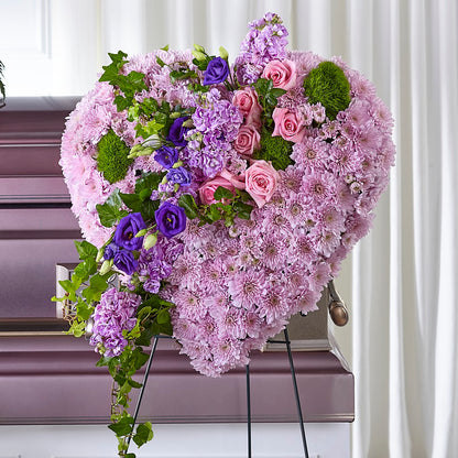 Treasured Love Standing Heart –  Queen Ofe Florist, San Jose CA