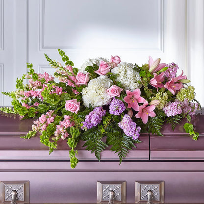 Life's Gratitude Casket Spray –  Queen Ofe Florist, San Jose CA