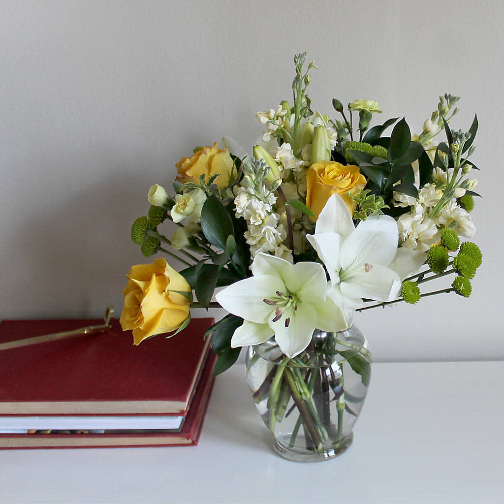 Hope & Serenity Bouquet –  Queen Ofe Florist, San Jose CA