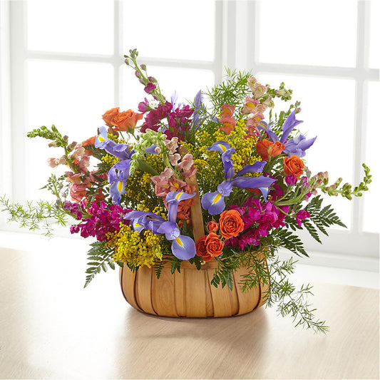 Garden of Life Basket –  Queen Ofe Florist, San Jose CA