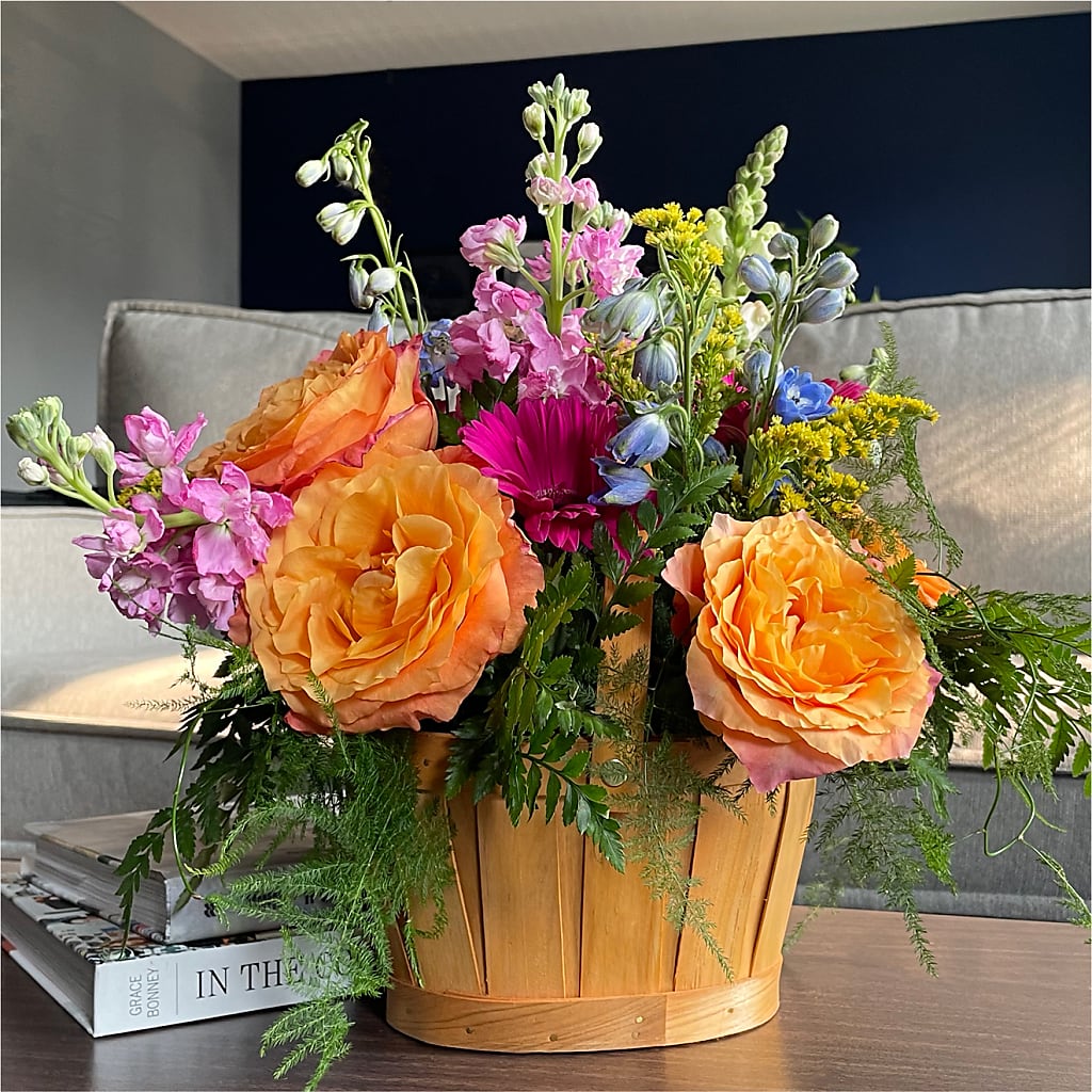 Garden of Life Basket –  Queen Ofe Florist, San Jose CA