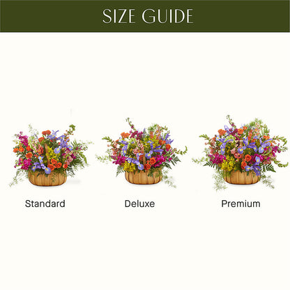 Garden of Life Basket –  Queen Ofe Florist, San Jose CA