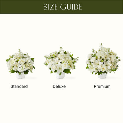 Peaceful Reflections Arrangement –  Queen Ofe Florist, San Jose CA