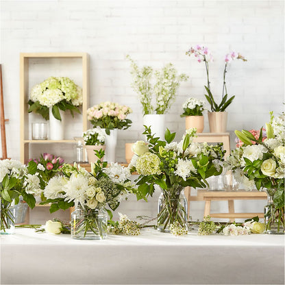 Classic Ivory – A Florist Original –  Queen Ofe Florist, San Jose CA
