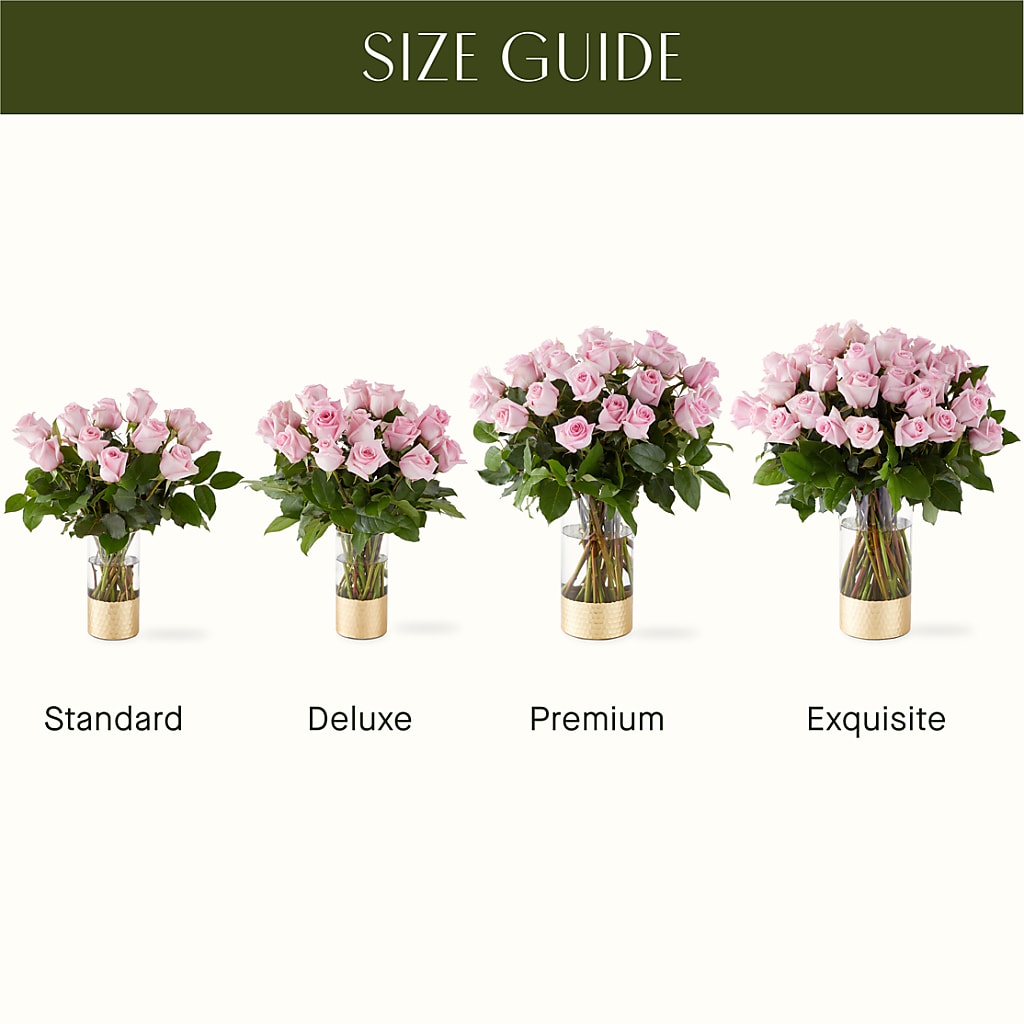 Picture Perfect Pink Rose Bouquet –  Queen Ofe Florist, San Jose CA