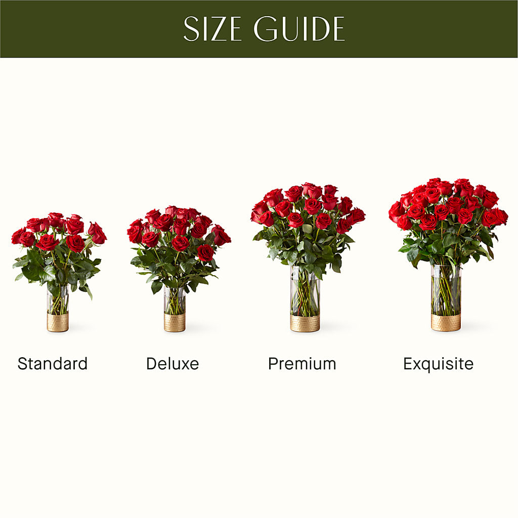 Classic Love Red Rose Bouquet –  Queen Ofe Florist, San Jose CA