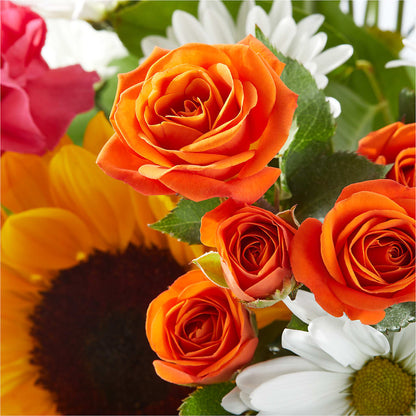 Sun-drenched Blooms Bouquet –  Queen Ofe Florist, San Jose CA