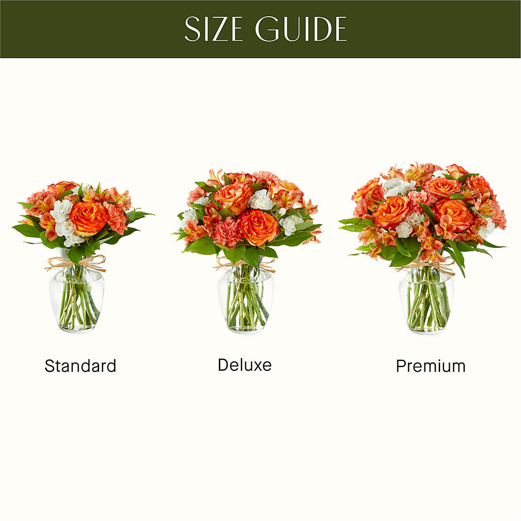 Apricot Glow Bouquet –  Queen Ofe Florist, San Jose CA