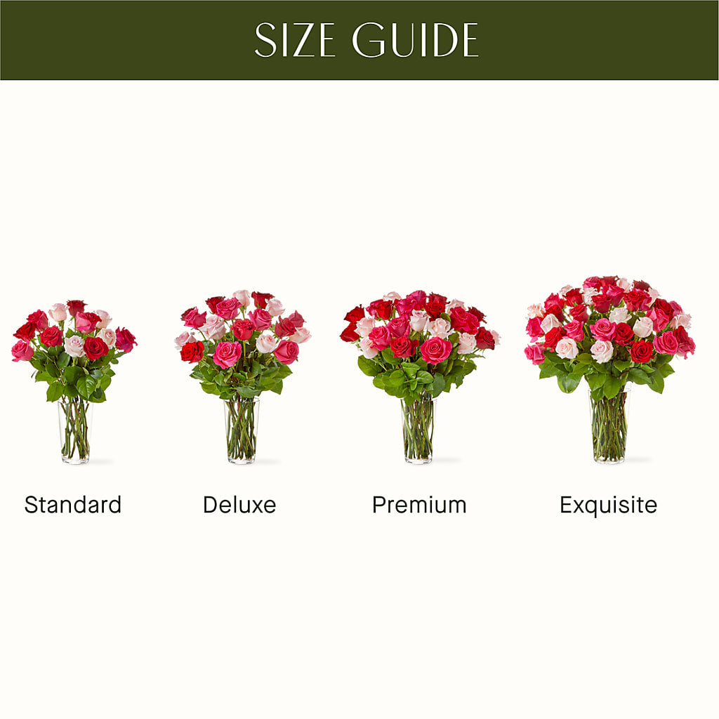 Charming Rose Bouquet –  Queen Ofe Florist, San Jose CA