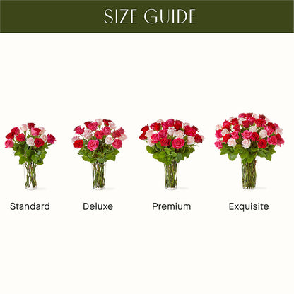 Charming Rose Bouquet –  Queen Ofe Florist, San Jose CA