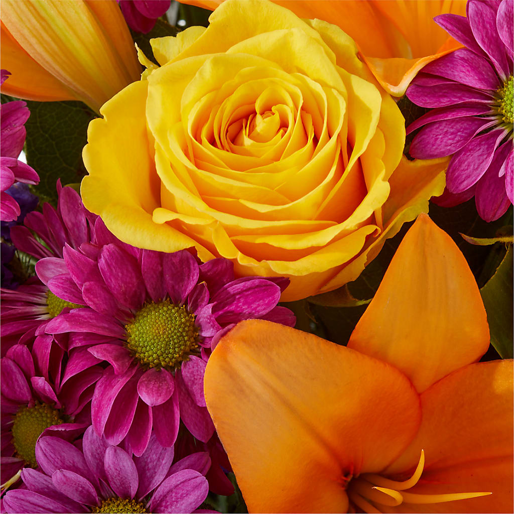 Colorful Visions Bouquet –  Queen Ofe Florist, San Jose CA