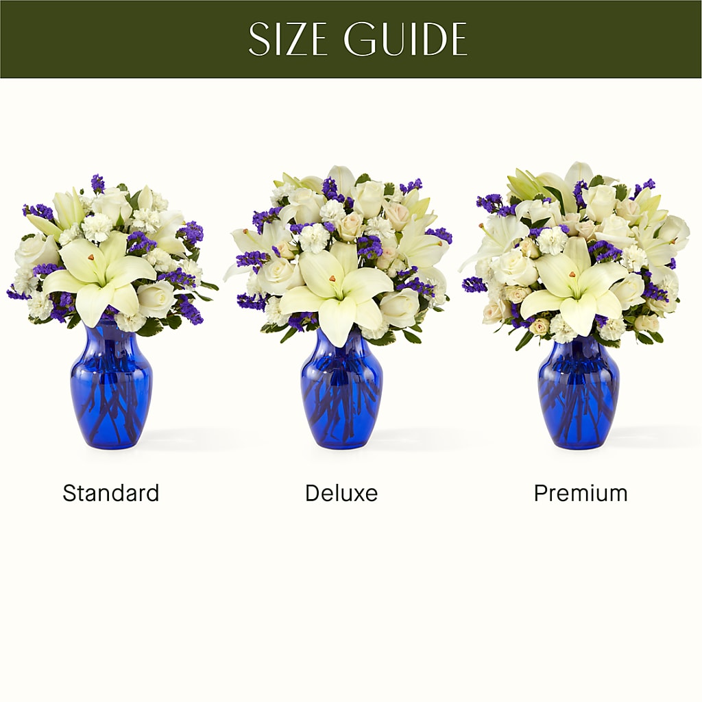 Sapphire Rush Bouquet –  Queen Ofe Florist, San Jose CA