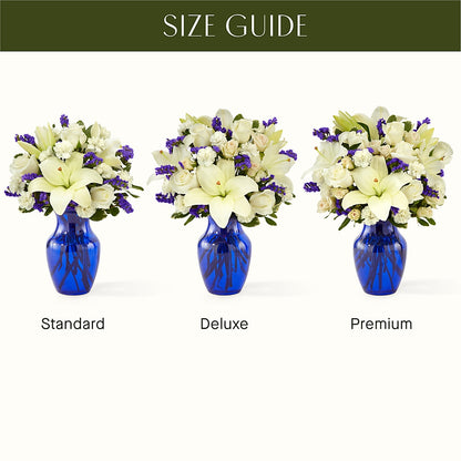 Sapphire Rush Bouquet –  Queen Ofe Florist, San Jose CA