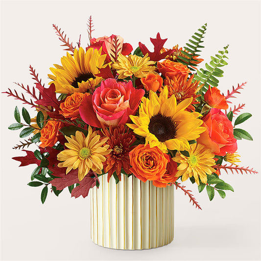 Fall Campfire Bouquet –  Queen Ofe Florist, San Jose CA