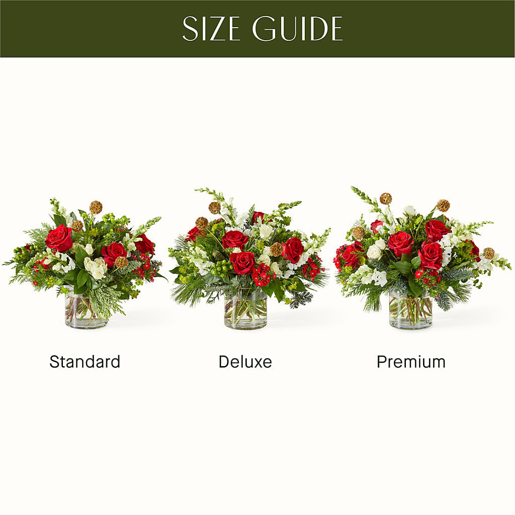 Deck the Halls Bouquet –  Queen Ofe Florist, San Jose CA