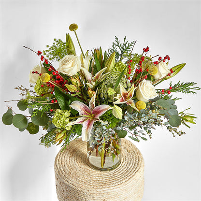Berry & Bright Bouquet –  Queen Ofe Florist, San Jose CA