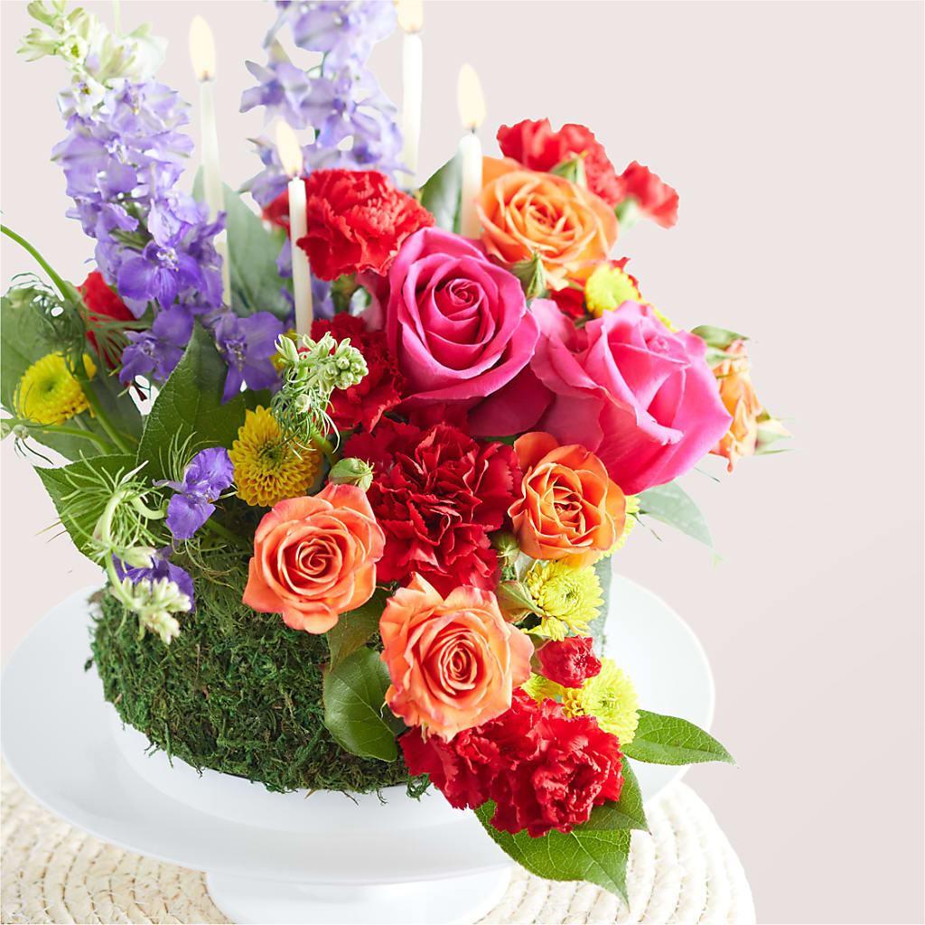 Best Year Yet Floral Cake –  Queen Ofe Florist, San Jose CA