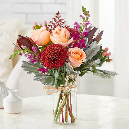 Moody Hues Bouquet –  Queen Ofe Florist, San Jose CA