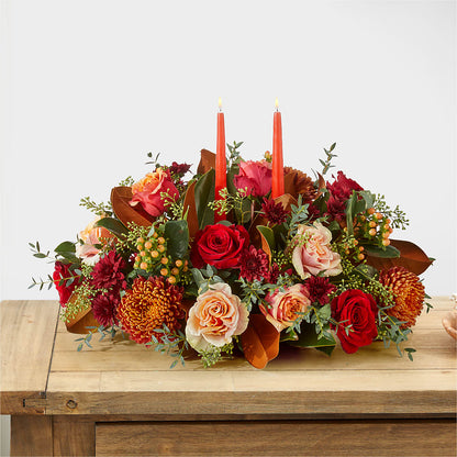 Gather Near Centerpiece –  Queen Ofe Florist, San Jose CA