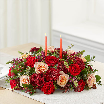 Most Thankful Centerpiece –  Queen Ofe Florist, San Jose CA