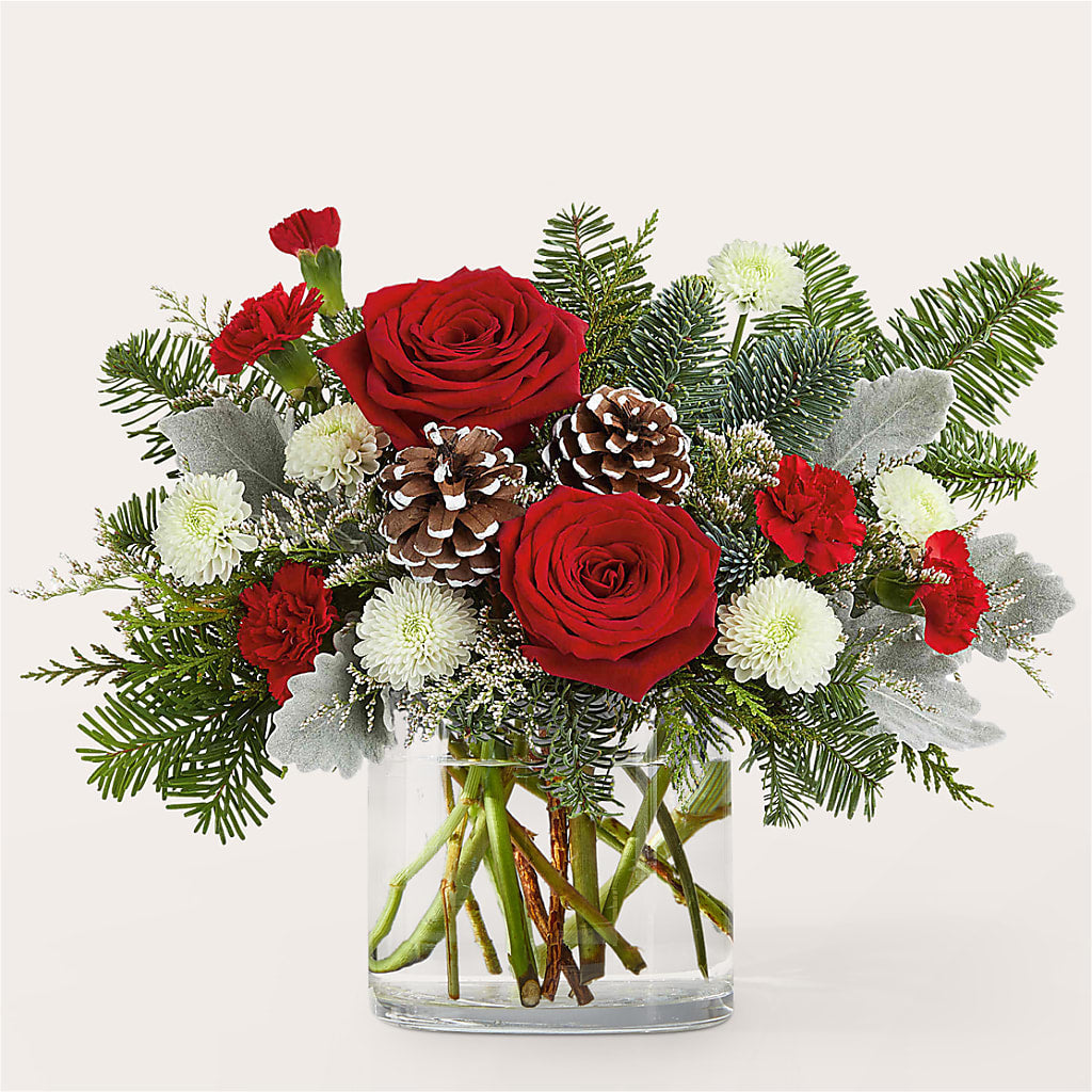Yule Cheer Bouquet –  Queen Ofe Florist, San Jose CA