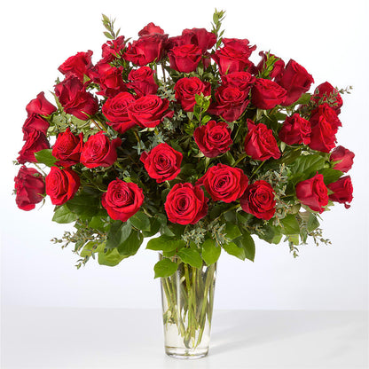 Forever Yours Fifty Stem Red Rose Bouquet –  Queen Ofe Florist, San Jose CA