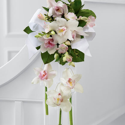 Perfect Entrance Pew Arrangement –  Queen Ofe Florist, San Jose CA