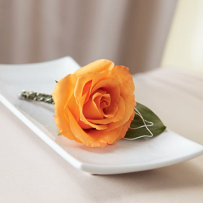 Lifetime of Love Boutonniere –  Queen Ofe Florist, San Jose CA