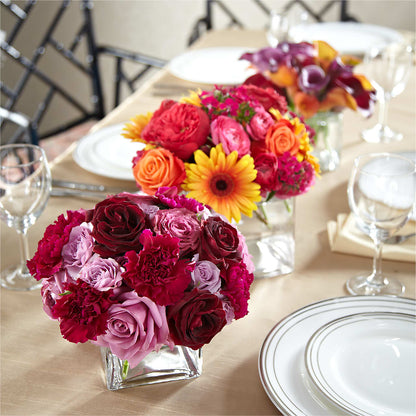 Love's Eternity Centerpiece –  Queen Ofe Florist, San Jose CA