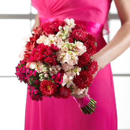 Pink Effervescence Bouquet –  Queen Ofe Florist, San Jose CA