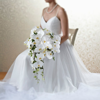 Classic White Bouquet –  Queen Ofe Florist, San Jose CA