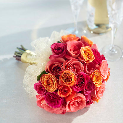 Sweet Roses Bouquet –  Queen Ofe Florist, San Jose CA