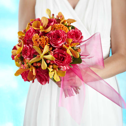 Brilliant Shades of Love Bouquet –  Queen Ofe Florist, San Jose CA