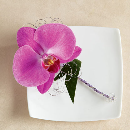 Glorious Boutonniere –  Queen Ofe Florist, San Jose CA