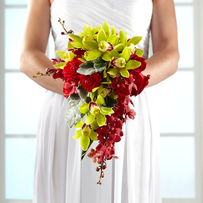 Elegant Orchid Bouquet –  Queen Ofe Florist, San Jose CA