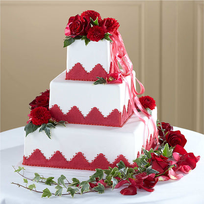 Forever Happiness Cake Decor –  Queen Ofe Florist, San Jose CA