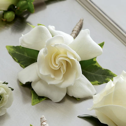 Gardenia Boutonniere –  Queen Ofe Florist, San Jose CA